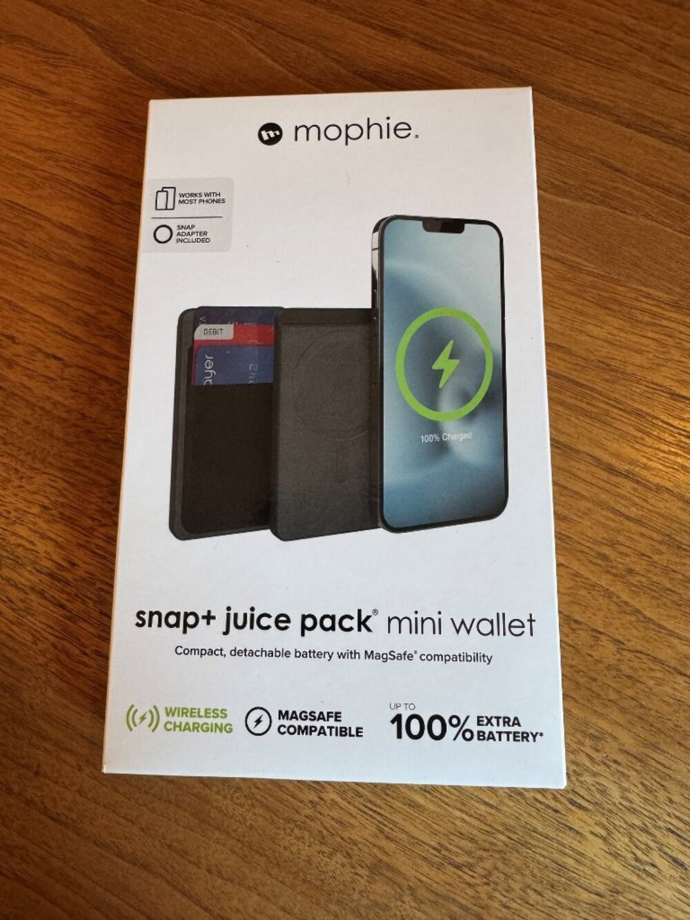 Mophie Snap+ Juice Pack Mini Wallet - Brand New Unopened
